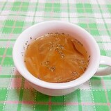 大根と椎茸のコンソメスープ